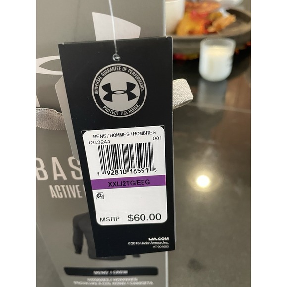 Under Armour Men's Black UA ColdGear Base 2.0 Baselayer Shirt Size XXL - Picture 4 of 8